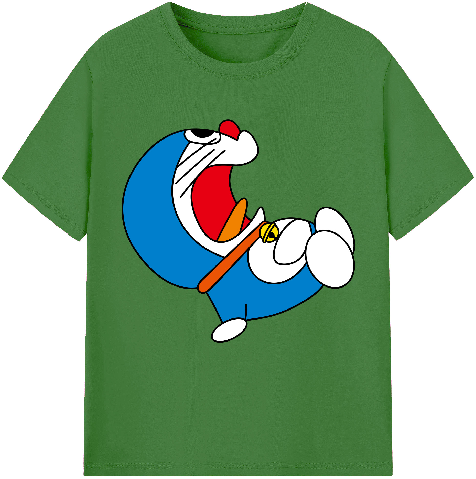 （画像用） ドラえもん Doraemon レディースカジュアルプリントTシャツ（綿100％）
